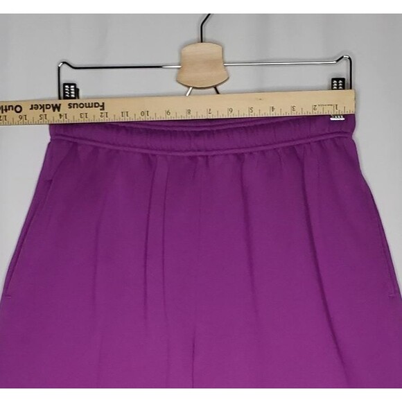 Pink Victorias Secret Fleece Tracksuit Hoodie Medium Purple Full Zip Pocket Logo - Picture 10 of 15